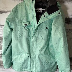 DC Light Green Puffer Jacket
